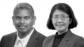 Lakshmi Prasad Dasi, left, and May Dongmei Wang have been selected for the new cohort of the Georgia Tech Emerging Leaders Program.