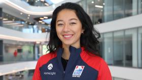 Headshot photo of BME student Sierra Venetta wearing a Team USA U.S. Figure Skating jacket
