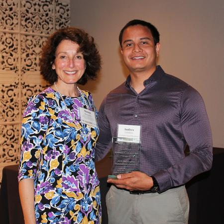 Congratulations to Andres Caballero! He won the BME department's graduate student Outstanding Translational Research Award.