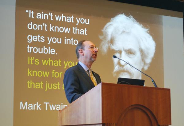 Jon Lewin, who delivered a well-received keynote address at the symposium, is executive vice president for health affairs at Emory University; president, CEO, and chairman of the board of Emory Healthcare, and executive director of the Woodruff Health Sciences Center.