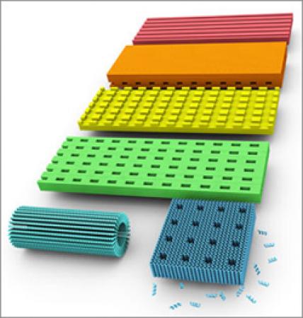 Researchers have achieved 32 different–shaped crystal structures using the DNA–brick self–assembly method. Credit: Harvard's Wyss Institute