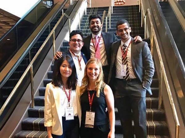 The Hera Health team (clockwise from top): Idicula Mathew, Aditya Muralidhar, Allie Johnson,  Mi Hyun Choi, and Garrett Whitfield.