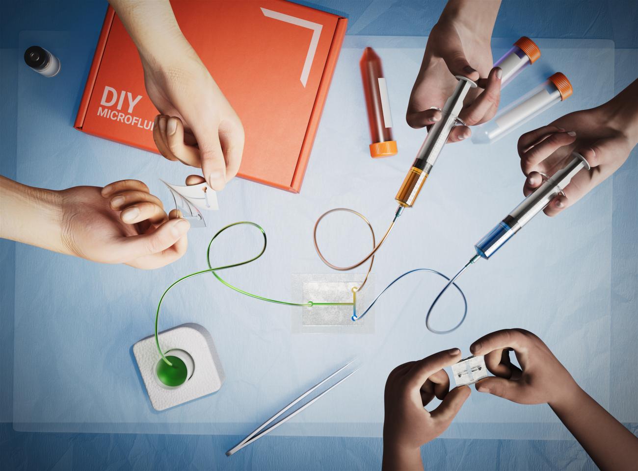 Microfluidics class creates do it yourself kits